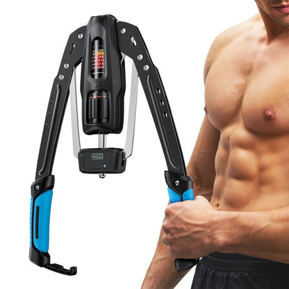 22-440lbs Adjustable Hydraulic Arm Trainer | Foldable w/ Rep Counter