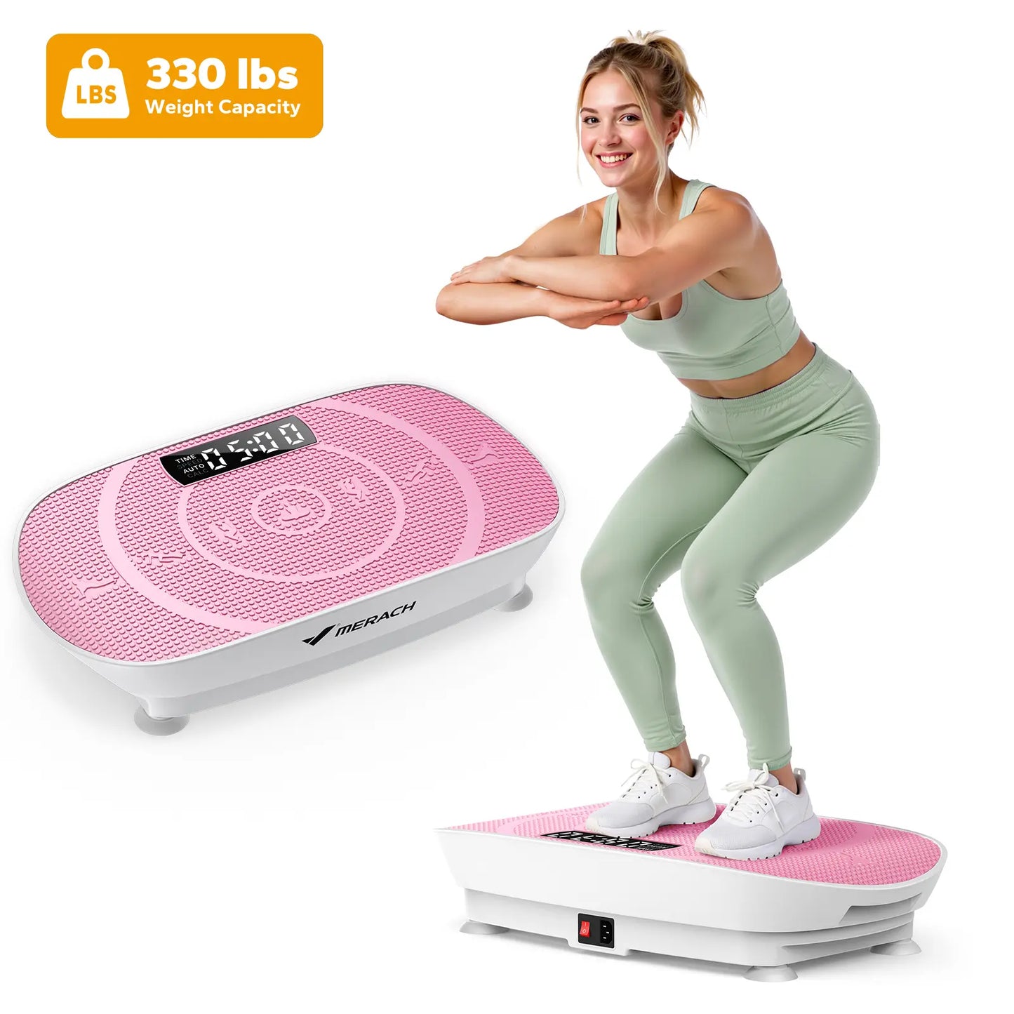 Slim Whole Body Vibration Fitness Plate