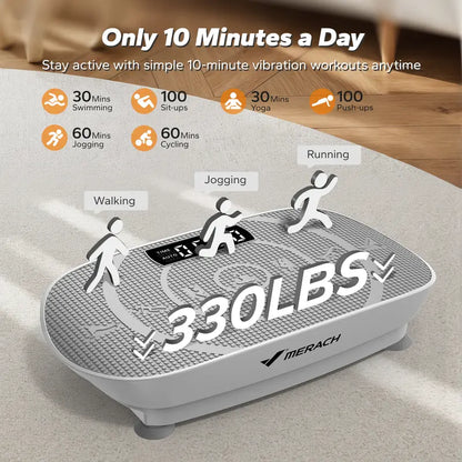 Slim Whole Body Vibration Fitness Plate